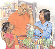 Image of food shopping