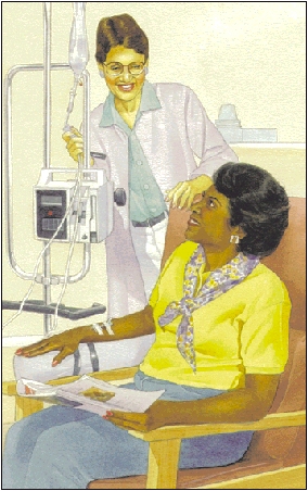 Image of woman undergoing procedure