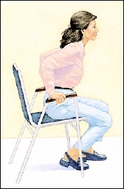 Image of woman in chair