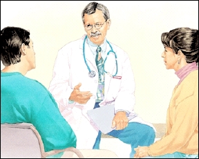 Doctor and patient
